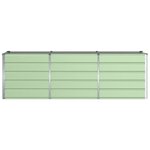 vidaXL Jardinière Vert 240 x 80 x 75 cm Acier