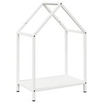 vidaXL Portant de bois chauffage blanc 40x25x60 cm