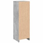 vidaXL Armoire de salle de bain Gris béton 30x30x95 cm Aggloméré