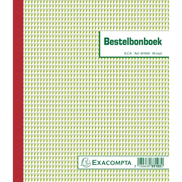 Manifold Commandes 21x18cm 50 Feuillets Triple Autocopiant. Texte En Néerlandais - Blanc - X 5 - Exacompta