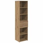 vidaXL Haut Armoire avec tiroir Chêne artisanal 45 x 42 5 x 185 cm
