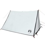 vidaXL Tente de camping 2 personnes blanc tissu occultant imperméable