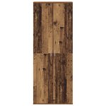 vidaXL Highboard Bois Vieilli 70x35x180 cm Bois aggloméré