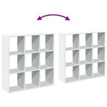vidaXL Étagère séparatrice de pièce blanc 102x29x103 5 cm