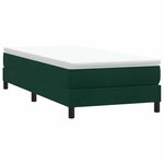vidaXL Sommier à lattes de lit sans matelas vert foncé 200x220 cm