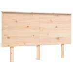vidaXL Cadre de lit sans matelas 140x200 cm bois massif