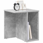 vidaXL Table d'appoint 2 Pièces Gris béton 37 x 32 x 40 cm