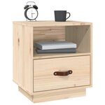 vidaXL Table de chevet 40x34x45 cm Bois de pin solide