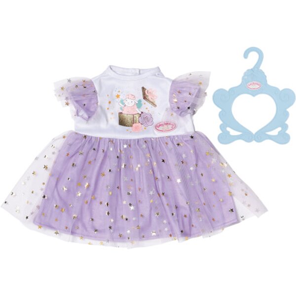 Zapf Creation 710296 - Baby Annabell Robe Tutu violet 43cm