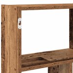 vidaXL Étagère cube murale 12 compartiments vieux bois bois ingénierie
