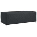 vidaXL Housse pour mobilier d'extérieur Noir 300 x 110 x 70 cm 210D