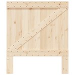 vidaXL Tête de lit 90x104 cm bois massif de pin
