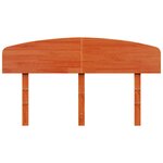 vidaXL Tête de lit cire marron 160 cm bois massif de pin