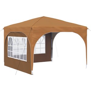 vidaXL Tente de fête pop-up 290 x 290 x 245 cm Beige