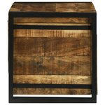 vidaXL Coffre de rangement 60x40x41 cm en bois de manguier brut