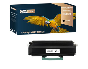 Qualitoner x1 toner e250a21e noir compatible pour lexmark