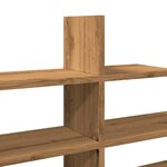 vidaXL Étagère murale chêne artisanal 124 5x18x60 5 cm bois ingénierie