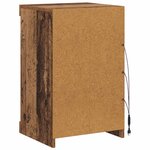 vidaXL Buffet LED Bois ancien 41 x 37 x 67 cm Bois d'ingénierie