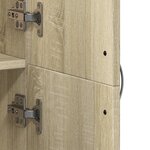 vidaXL Armoire de classement chêne sonoma 60x32x153 cm bois ingénierie
