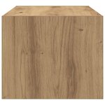 vidaXL Meuble TV chêne artisanal 60x31x25 5 cm bois d'ingénierie
