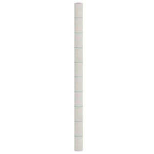 vidaXL Membrane anti-mauvaises herbes blanc 2x25 m PP