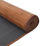 vidaXL Tapis rectangulaire naturel 70x300 cm bambou