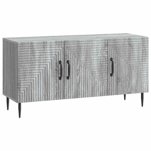 vidaXL Meuble TV Sonoma gris 99 x 34 5 x 50 cm Bois d'ingénierie