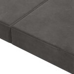 vidaXL Canapé-lit pliable 180 x 67 x 45 cm Gris foncé