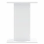 vidaXL Supports pour plantes 2 Pièces blanc 30x30x40 cm bois d'ingénierie