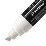 Marqueur pointe large FREE acrylic T800C 4-10mm blanc STABILO