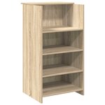 vidaXL Bureau réception chêne sonoma 55x50x103 5 cm bois d'ingénierie