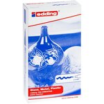 Marqueur Peinture Brillante 750 Violet Pointe Ronde 2-4 mm x 10 EDDING