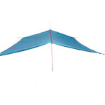 vidaXL Bâche de camping bleu 420x440 cm imperméable