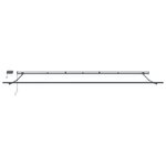 vidaXL Auvent rétractable manuel avec LED rouge 600x300 cm