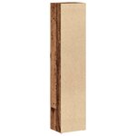 vidaXL Armoires à CD 2 Pièces vieux bois 21x16x93 5 cm bois d'ingénierie