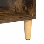 vidaXL Table basse Chêne fumé 103 5 x 60 x 35 cm Bois d'ingénierie