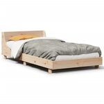 vidaXL Cadre de lit sans matelas 100x200 cm bois massif de pin