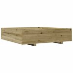 vidaXL Jardinière 100x100x26 5 cm bois de pin imprégné