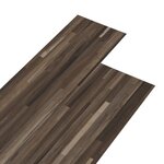 vidaXL Dalles de plancher PVC autoadhésif 5 21 m² 2 mm marron rayé