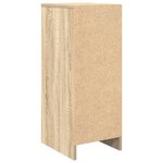 vidaXL Armoire à chaussures chêne sonoma 29 5x34x76 cm bois ingénierie