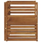 vidaXL Canapé d’extérieur Bois d'Acacia Massif Naturel