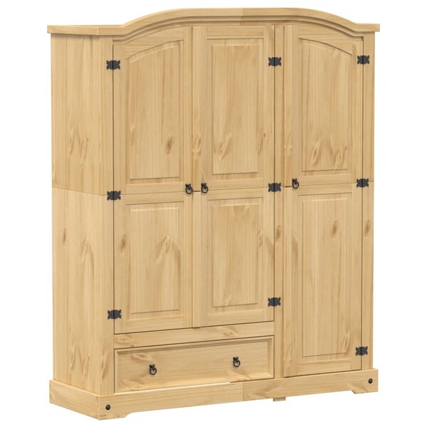 vidaXL Garde-robe Corona 151 5x52x186 cm bois de pin massif