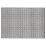 vidaXL Couverture lestée Gris 137x200 cm 10 kg Tissu