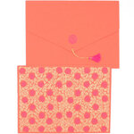 PAPERTREE MONSOON Lot de 5 Enveloppes (A5) - Orange