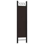 vidaXL Cloison de séparation 3 panneaux Marron 120x180 cm
