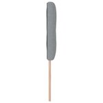 vidaXL Tête de lit LED avec bandes LED Gris clair 144 cm tissu