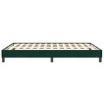 vidaXL Sommier à lattes de lit sans matelas 160x210 cm velours