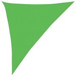 vidaXL Voile d'ombrage 160 g/m² Vert clair 3x4x5 m PEHD