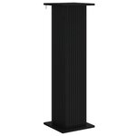vidaXL Support de Plante 2 pc Noir 30 5 x 30 x 100 5 cm