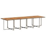 vidaXL Ensemble à manger de jardin 17 Pièces et coussins résine tressée